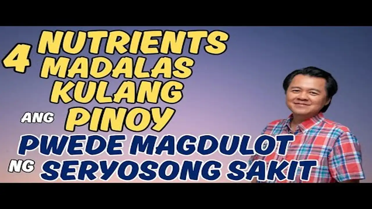 4 na Sustansyang Kulang sa Katawan ng mga Pinoy: Iwas-Sakit Tips