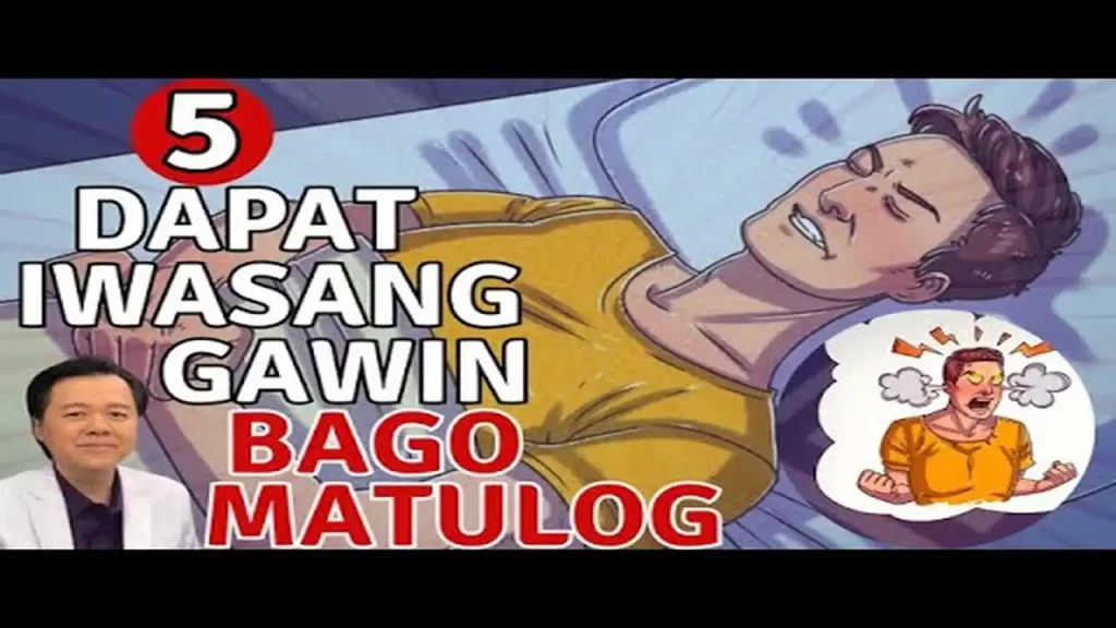 Mga Maling Gawi Bago Matulog na Nakakasama sa Iyong Kalusugan