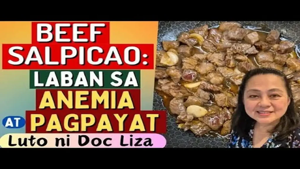 Doc Liza Tips: Ang Sustansya ng Beef Salpicao Laban sa Anemia
