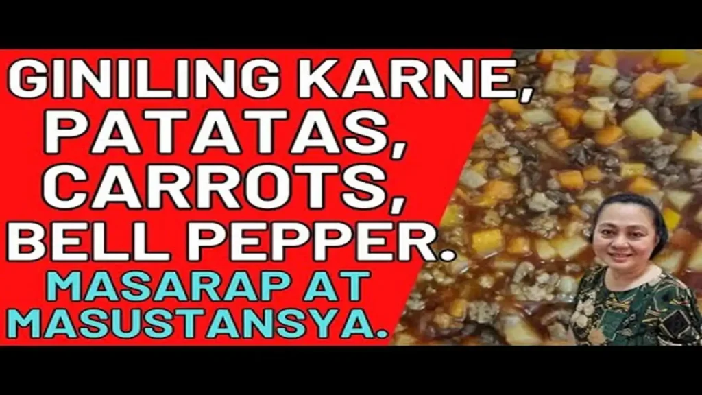 Healthy Cooking: Paano Lutuin ang Giniling na may Gulay