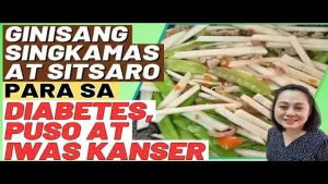 Healthy Cooking: Sustansya ng Ginisang Singkamas at Sitsaro