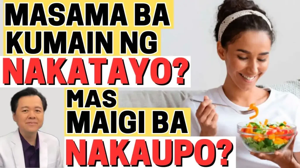 Masama Ba Kumain Nang Nakatayo? Epekto Nito sa Iyong Pantunaw