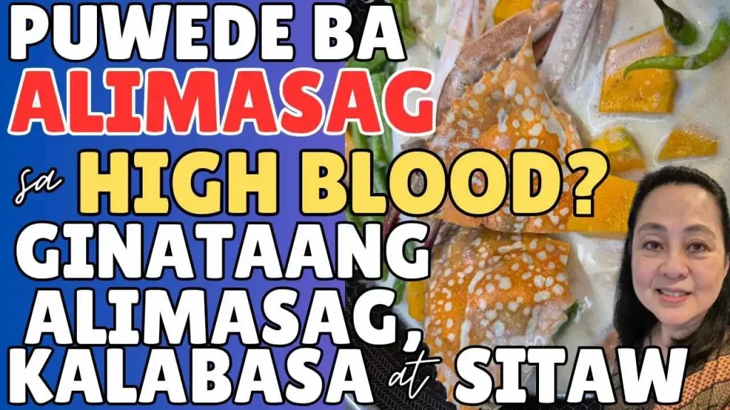 Healthy Cooking: Sustansya ng Ginataang Alimasag, Kalabasa at Sitaw