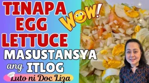 Healthy Cooking: Paano Lutuin ang Tinapa Egg Lettuce Salad