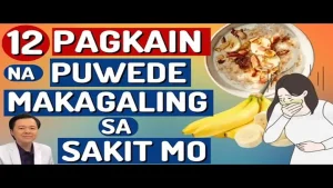 Masustansyang Pagkain bilang Natural na Lunas sa Sakit